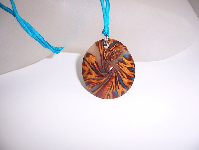 Blue Flame Necklace