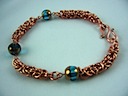 Blue Byzantine Bracelet